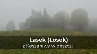 Lasek (Łosek) – 868 m, Beskid Żywiecki • 5 km z Koszarawy w deszczu