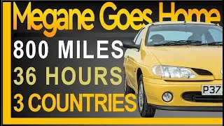 Megane Goes Home - Yorkshire to Vilvoorde in a 25 year old Renault Megane Coupe.