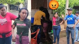 Cushin Le P3Ga a Su Mujer😱 Gran Escandalo Se Arma en la Calle😡