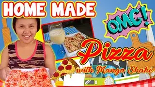 HomeMade Pizza with Mango Shake (Quarantine Food_Serye)