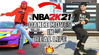 NBA 2K21 DANCES IN REAL LIFE (Electro Shuffle, Stoopid Dance, Thotiana Dance, Billy Bounce)