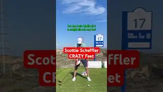 Scottie Scheffler Slow Motion Driver Swing Analysis (Face On) #golf #golfswing #pga #pgatour
