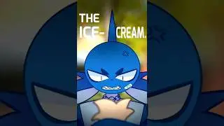 Agnar doesn't know how Turkish ice-cream works. #someonefishy #gingerclownfish #agnarshark