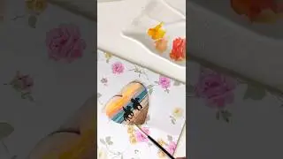 Sunset and silhouette|horse riding by the beach|mini painting tutorial|gouache/watercolor painting|
