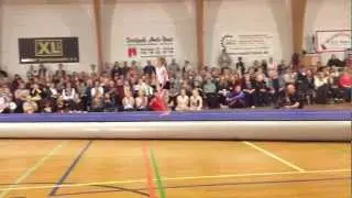 Powertumbling Karoline opvisning 3. juledag 2012 Outrup