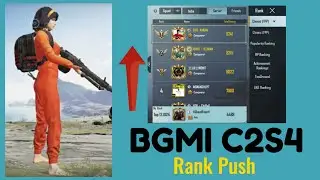 BGMI C2S4 | Rank Push | Journey To Conqueror