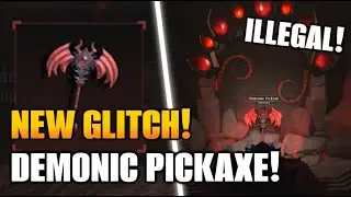 (HURRY BEFORE PATCH!) How to get Demonic Pickaxe BUG! in The Forge Roblox