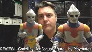 REVIEW - Godzilla - Jet Jaguar figure - by Playmates