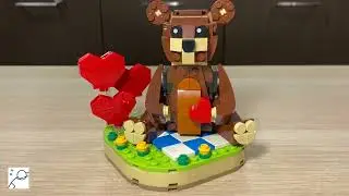 LEGO 40462 - Valentine's Brown Bear (Stop-Motion Build)