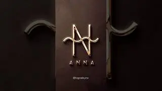 Anna🤎 #logo #name #design #namelogo #logodesign #graphicdesign #anna