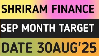 SHRIRAM FINANCE STOCK LATEST NEWS 30AUG'25/SHRIRAM FINANCE SHARE LATEST NEWS UPDATES WITH TARGET