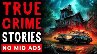 Chilling True Crime Bedtime Stories 🛑 NO MID ADS | Rain for Sleep | Adults | Black Screen Vol. 354