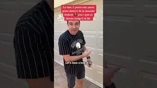 Le mec, il perd son pneu pour mettre de la mousse