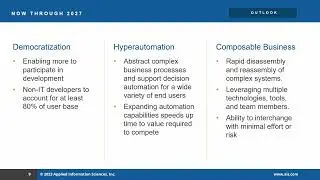 Three Key Use Cases for Low Code to Drive Business Outcomes