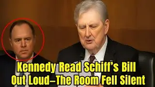 Senator John Kennedy Reads Adam Schiff&rsquo;s Bill Out Loud &mdash; The Room Falls Silent