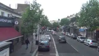 (HD) Full Visual Of Bus Route 185 Lewisham Station To Victoria Station