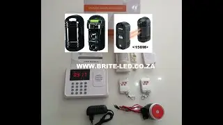 Wired 150m outdoor IR beams linked to wireless alarm system