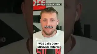 W2S Calls Other Sidemen Retards #shorts #ksi #sidemen #w2s #clips #sidemenshorts #sidemensunday