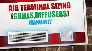AIR TERMINAL SIZING MANUALLY