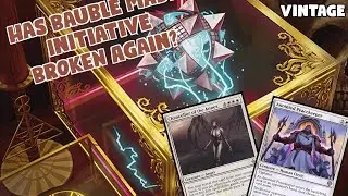 Has Bauble Made Initiative BROKEN Again? | Mono-White Initiative | Vintage Challenge | MTGO