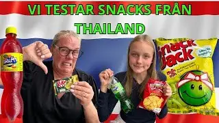 Vi testar snacks från Thailand 🇹🇭🍫🤢