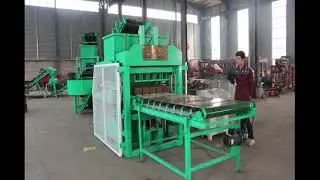 High Capacity clay brick machine production line plant, hydraulic press fully automatic GM5-10