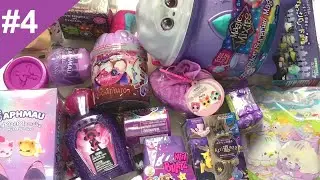 Purple Blind Bags: Misfittens Sweet Cats Plush, OctoCat Minis, Re-ment Parade, Lucky Fortune 💜 Ep. 4
