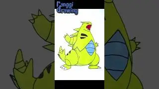 Drawing Pokemon Tyranitar