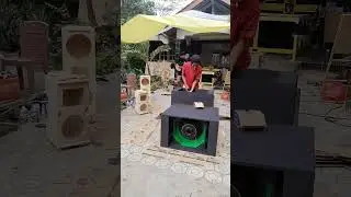 PEMASANGAN SPEAKER ASHLEY 15V400 PADA BOX PARATHEL