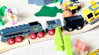 BRIO SPEEDY Bullet Train in Action! Tiny Train Adventure #kidslearning #kidsvideo
