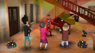 Scary Stranger 3D - Stranger dances with Miss T and Robber - Change My Mind