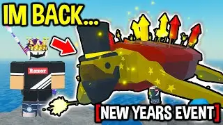 IM BACK.. NEW YEARS EVENT UPDATE in Roblox Fisch LIVE