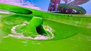 Space Boat Water Slide at Aquacolors Aquapark