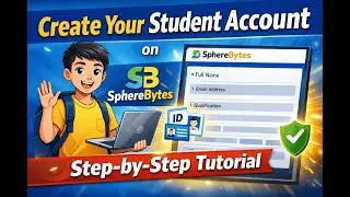 How to Register on SphereBytes Website | Student Account Creation Tutorial