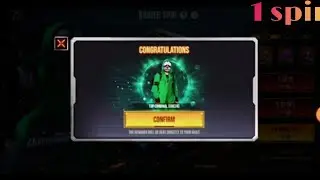 I Got Green Criminal Bundle In Free Fire || shadow gamer ff || green criminal 1 spin trick