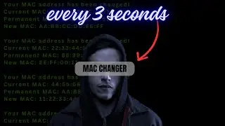 🔄 Kali Linux: Auto-Change MAC Address Every 3 Seconds ⏳ | MAC Spoofing Tutorial 2025 [NEW METHOD] 💻