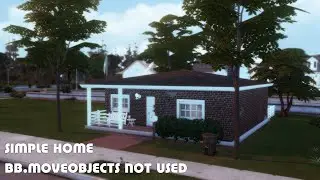 Simple Home | The Sims 4 | Speed Build with Ambient Sounds | No CC