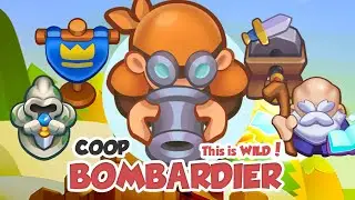 Bombardier dps with Grindstone, Knight Statue, Banner and PK in COOP! Wild ending | Rush Royale