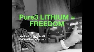 Pure3 LITHIUM COOKS Dinner. Lithium = Freedom  |  Vanlife in a Travato GL