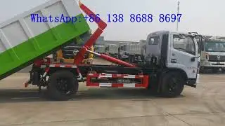 8 tons detachable container garbage truck