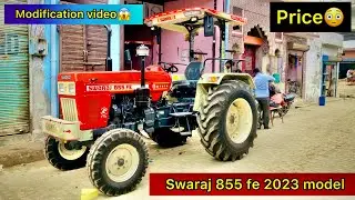Swaraj 855 modification/ fiber chatri / music system/ 2023 model