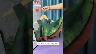just Three cuts to make baby skirt at home #sewing #shorts