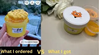 🐝 🍯Buying Slime from Etsy. Honeycomb slime. What I ordered VS what I got. Slime review. 🌸💛
