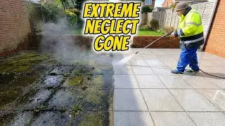 Pressure Washing a Years Worth of Grime Away