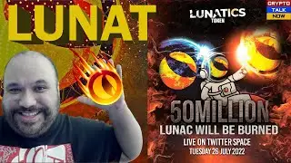 LUNA CLASSIC BURN & REWARDS TOKEN LUNAT DIGITAL BILLBOARD NEXT TO SPACE X + 50 MILLION BURN EVENT