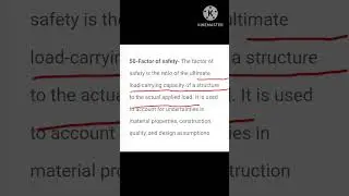 50. What is factor of safety