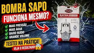 COMPREI UMA BOMBA SAPO PARA AUXILIAR A BOMBA CANETA