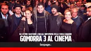 Il grande successo di Gomorra 3 al cinema: gli attori incontrano i fan a Napoli