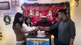 Class 12 Pre Christmas cake cutting ceremony
