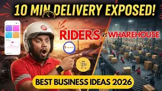 10 Min Delivery SECRETS Exposed! | Best Business ideas 2026 | Make 10-Min App ₹1Cr/Month